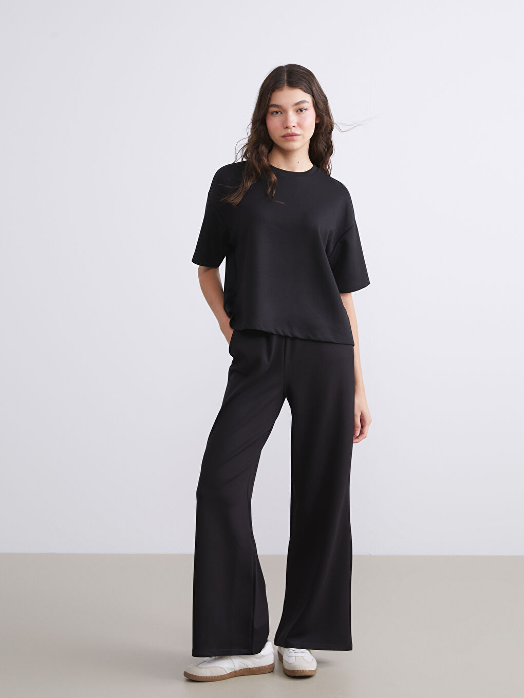 XSIDE Crew Neck Oversize Women's T-Shirt -W5JU10Z8-CVL