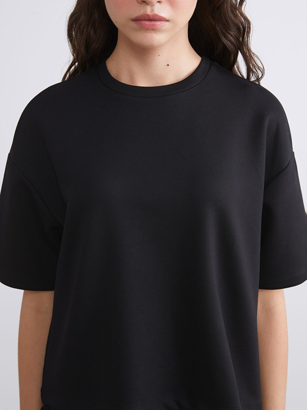 XSIDE Crew Neck Oversize Women's T-Shirt -W5JU10Z8-CVL