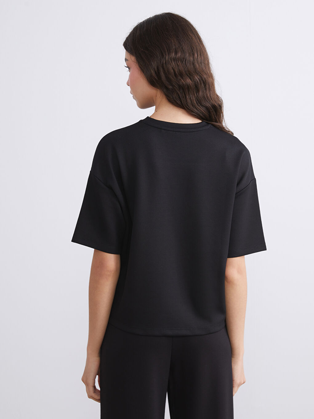 XSIDE Crew Neck Oversize Women's T-Shirt -W5JU10Z8-CVL