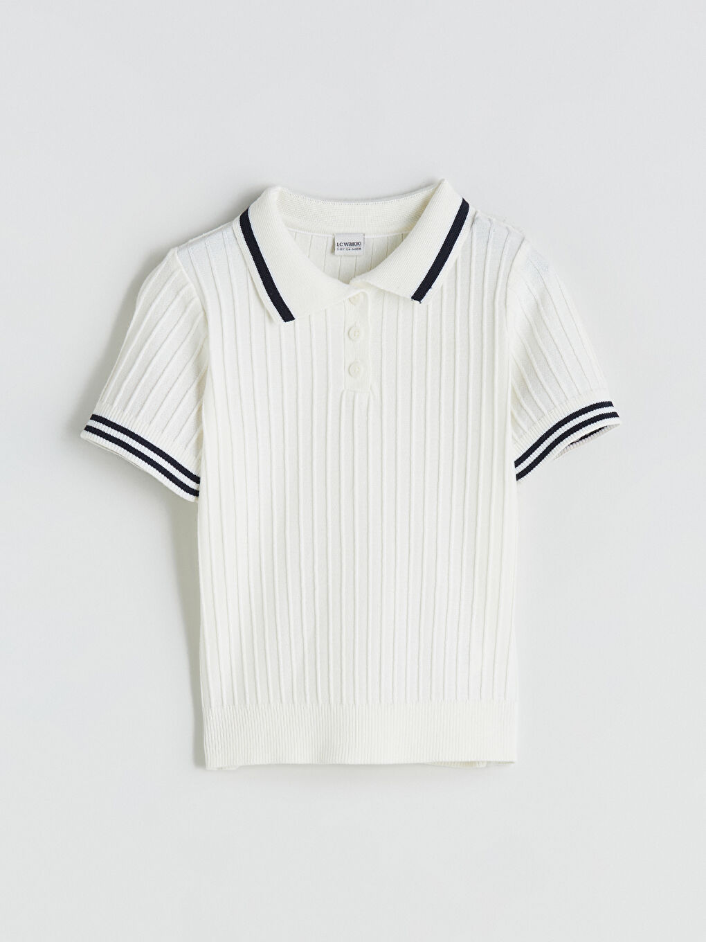 LCW Kids Polo Neck Girls' Knit Sweater -W5JU13Z4-FES