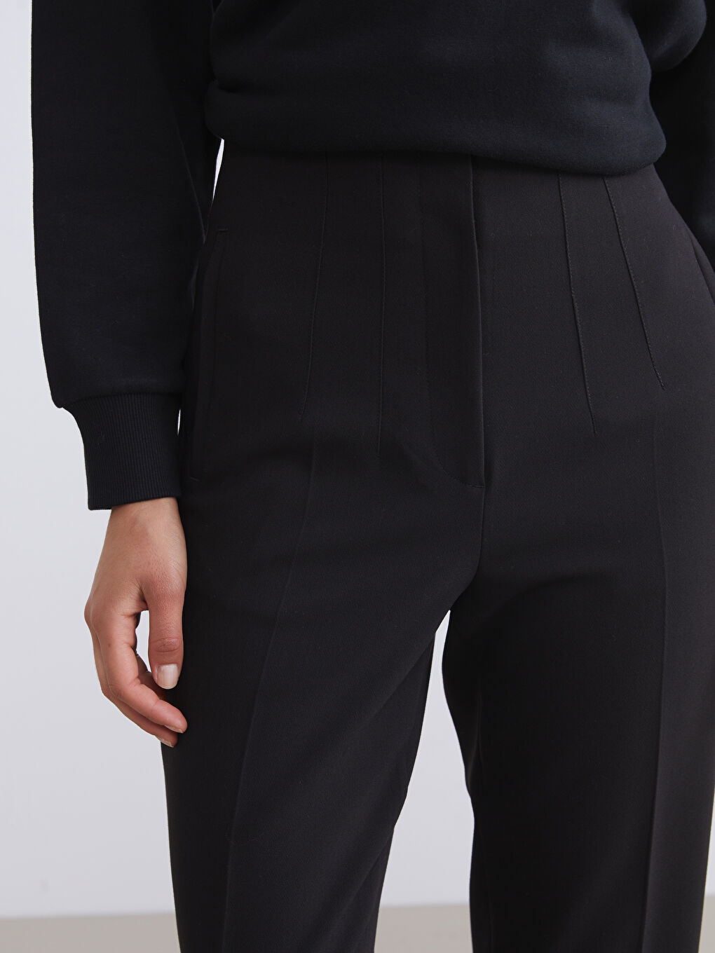 LCW Modest سروال سيجارة نساء بقصة عادية -W5JU20Z8-CVL