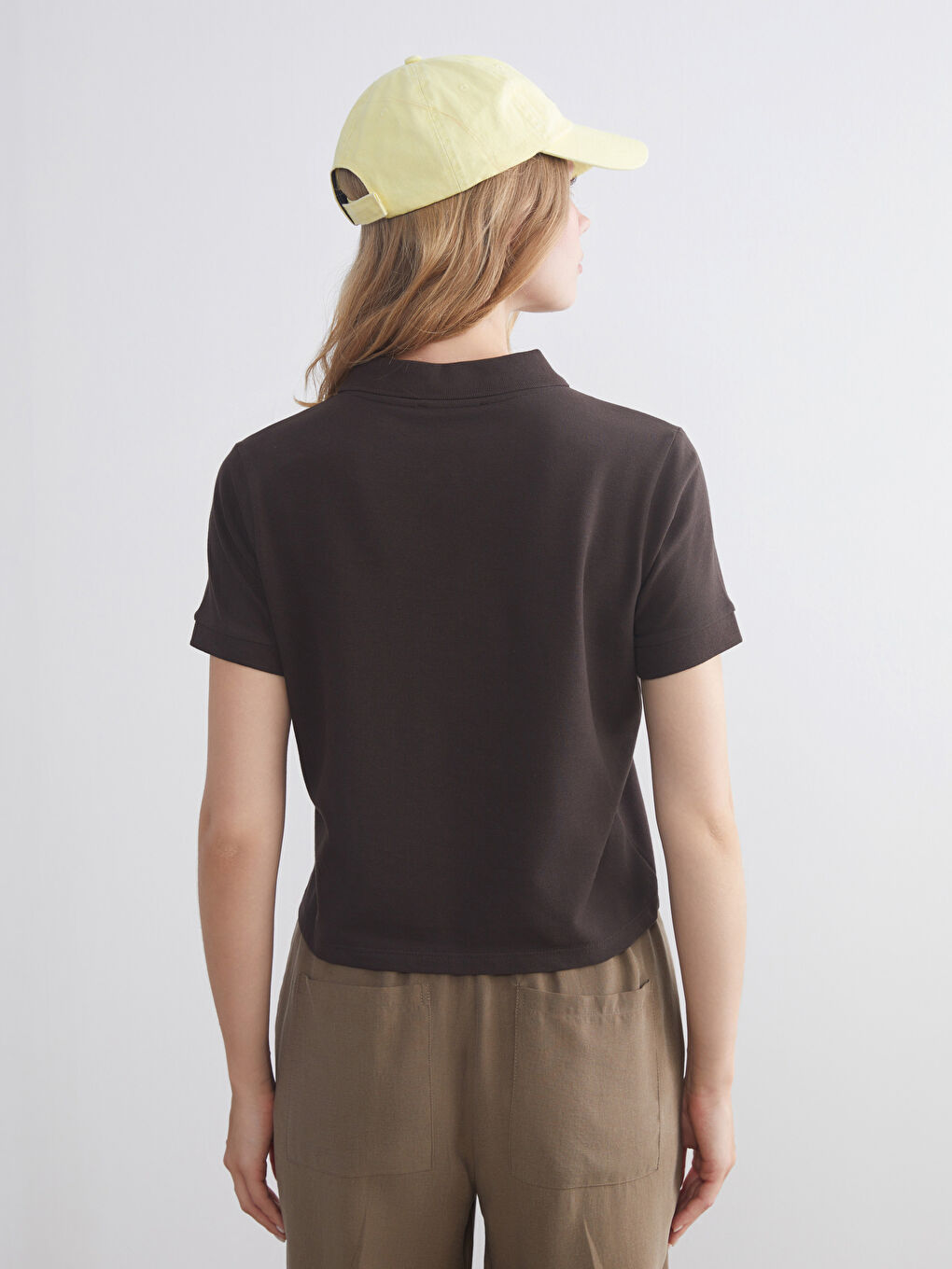 XSIDE Polo Neck Women's T-Shirt -W5JU21Z8-8XJ