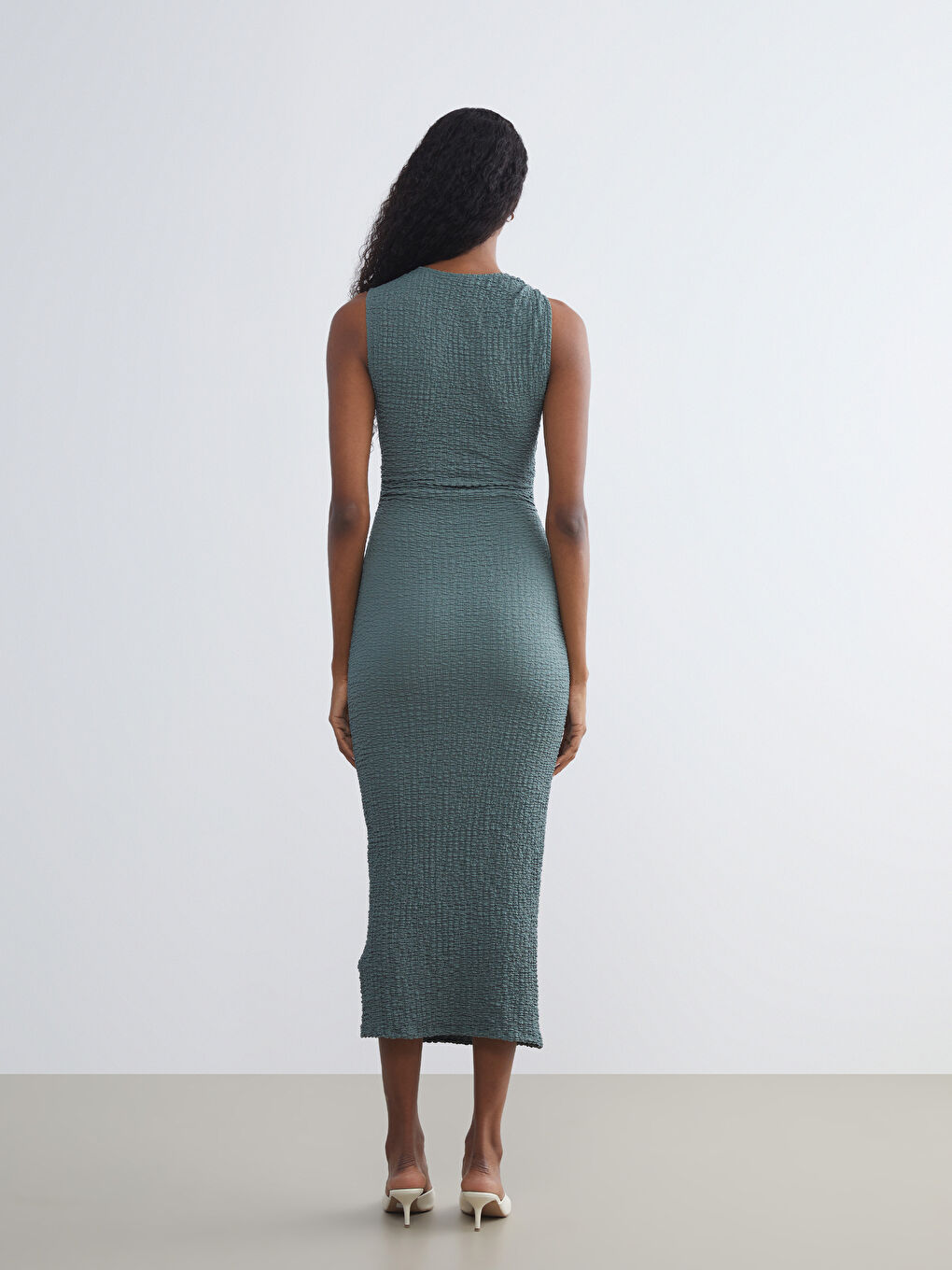 LCW Vision Woman GREEN Dress -W5JU23Z8-12P