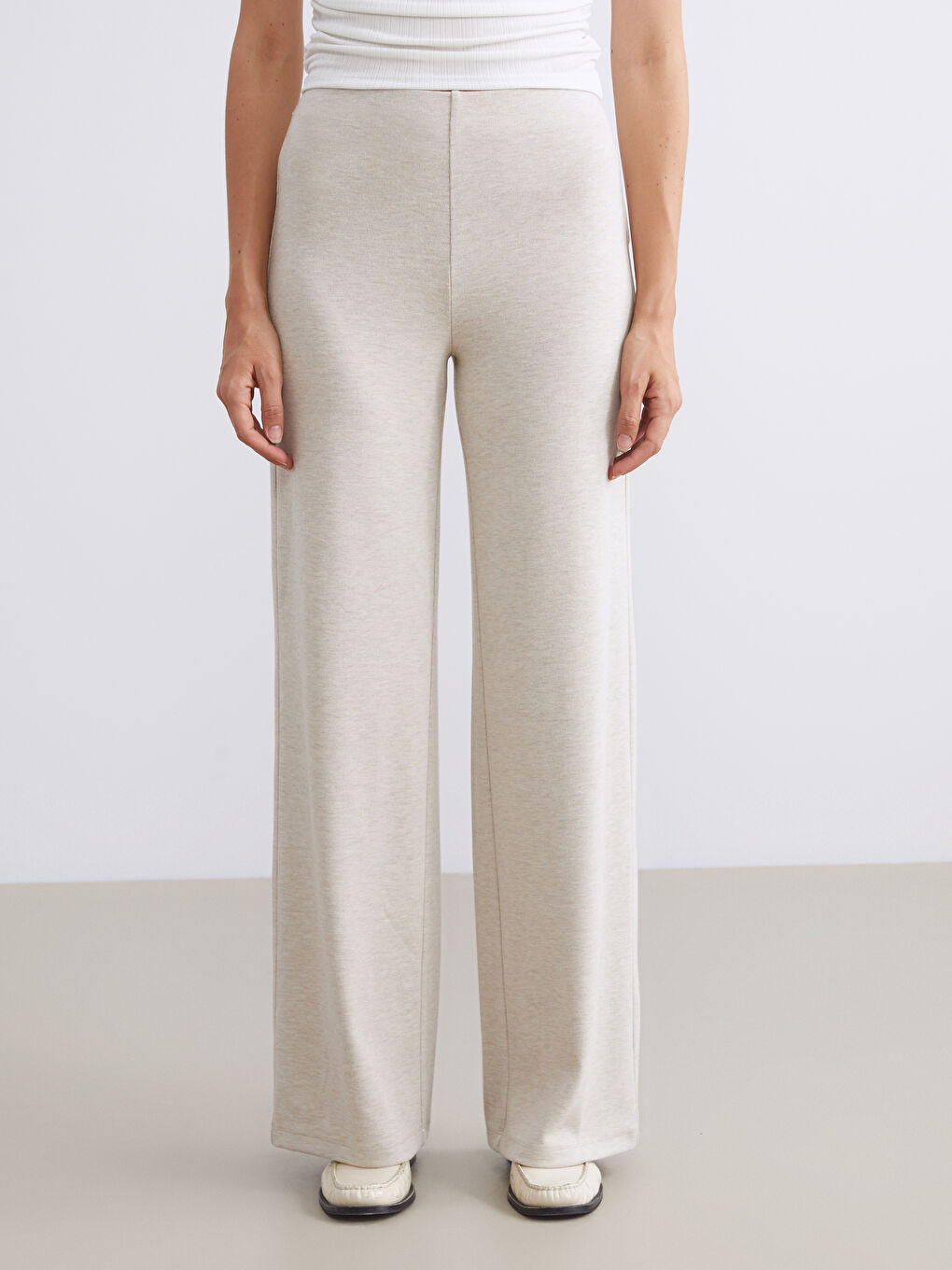 Әйелдерге арналған серпімді белдік спорттық шалбар-1