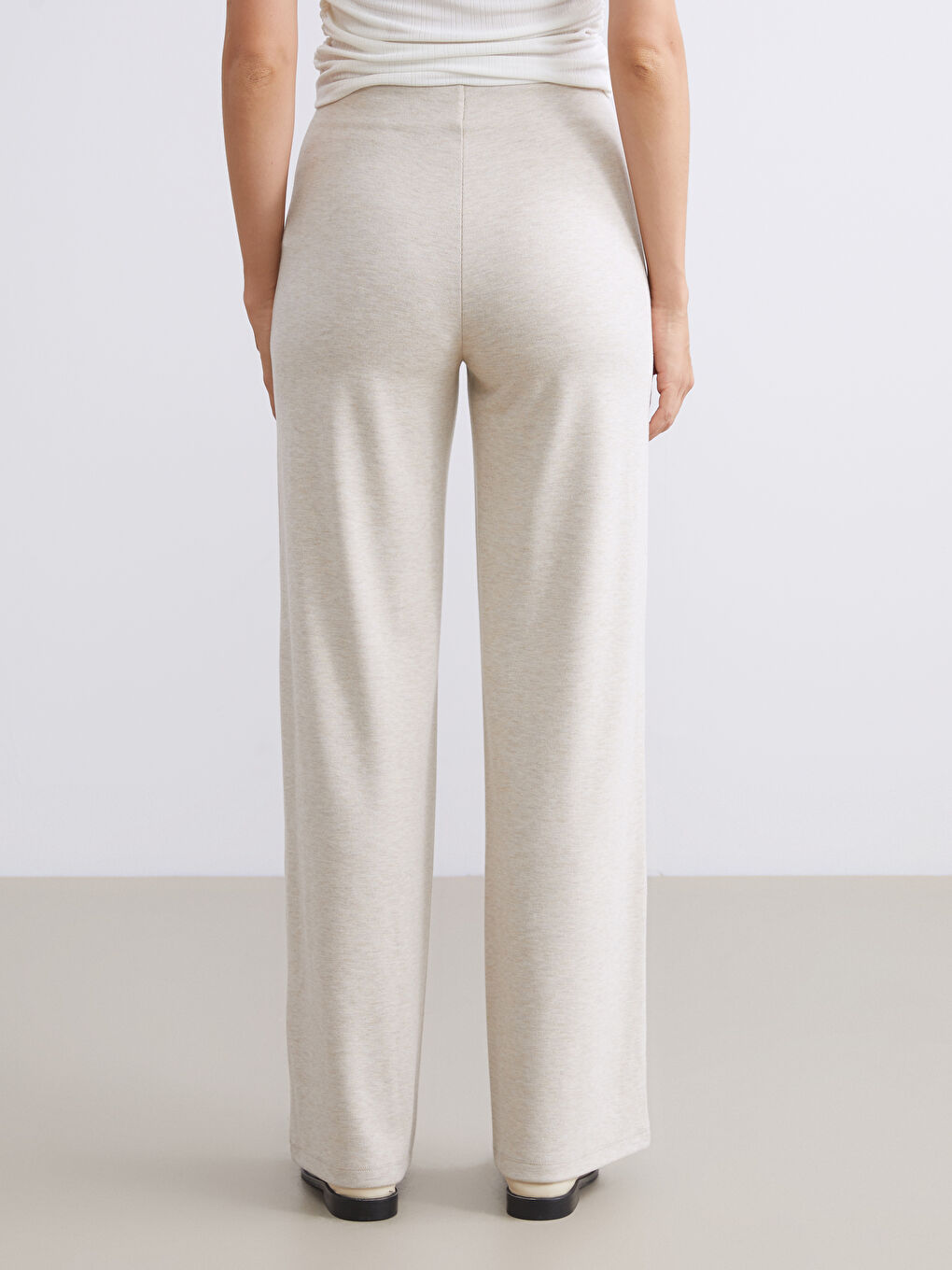 Әйелдерге арналған серпімді белдік спорттық шалбар-3