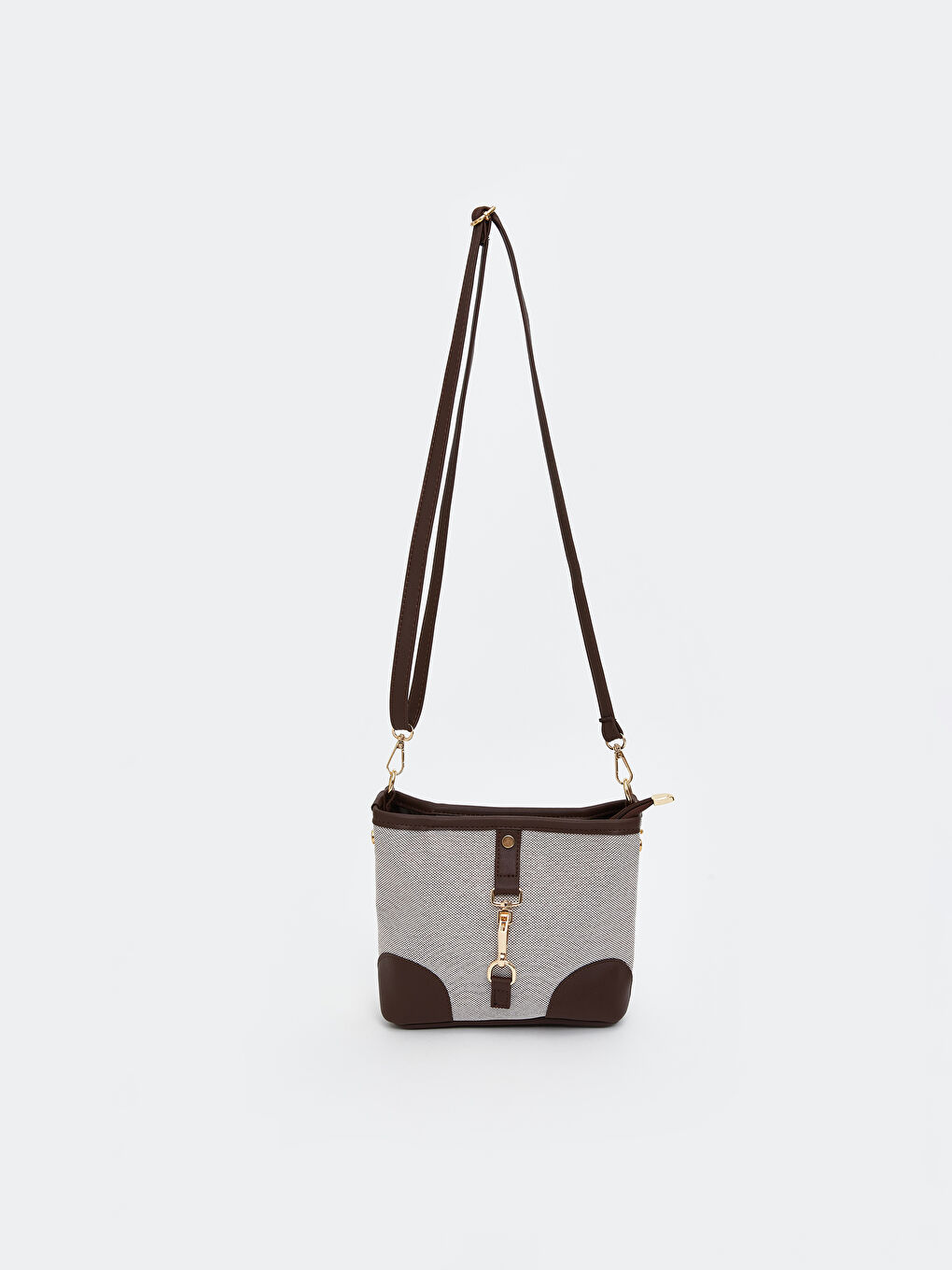 Bej Çıkarılabilir Askılı Kadın Omuz Çantası-2