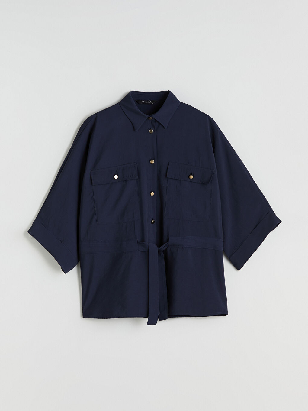 LCW Vision Oversize Modal Blend Women's Shirt -W5JU77Z8-HRC
