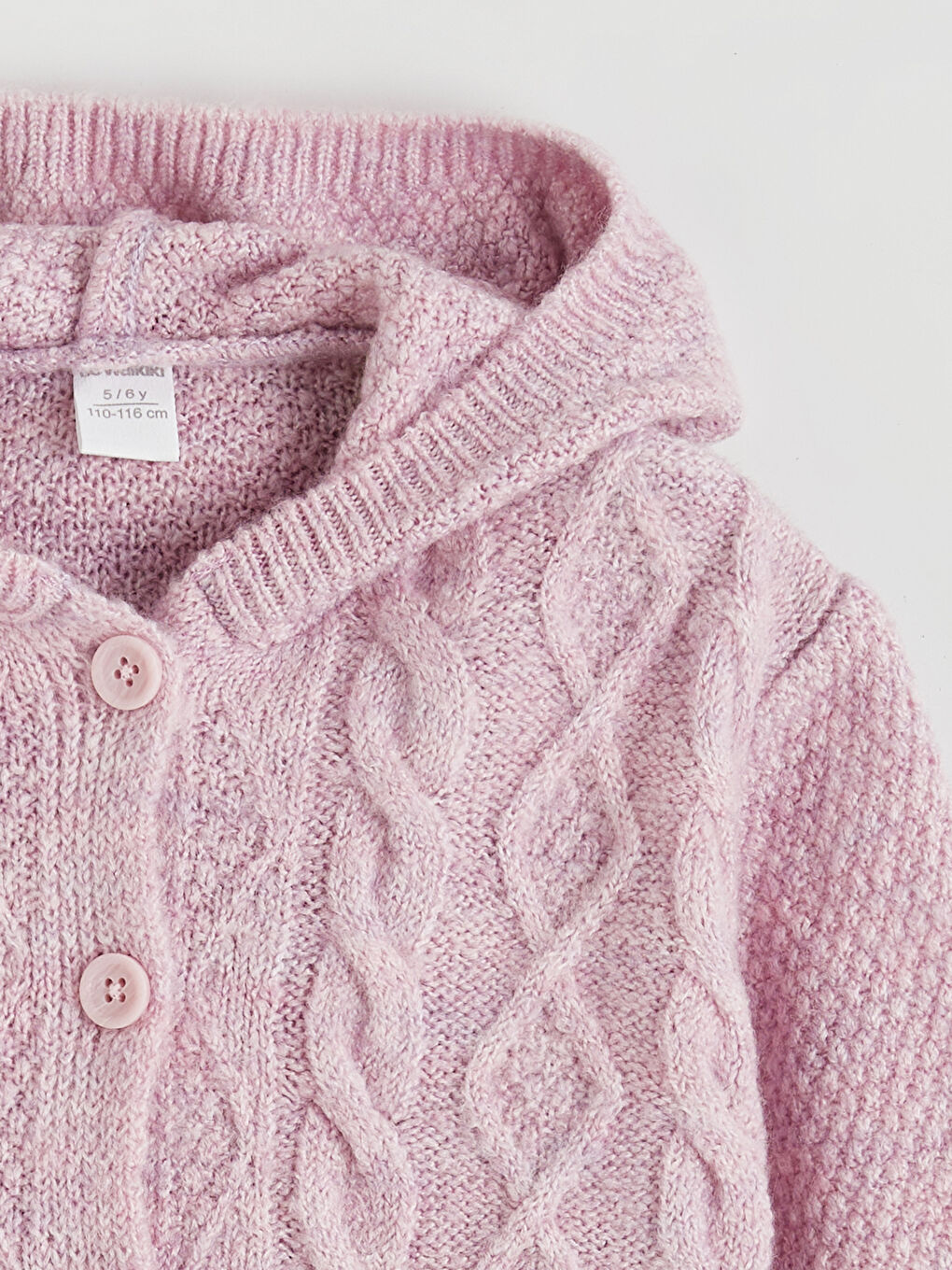 Kardigan za devojčice sa kapuljačom-1