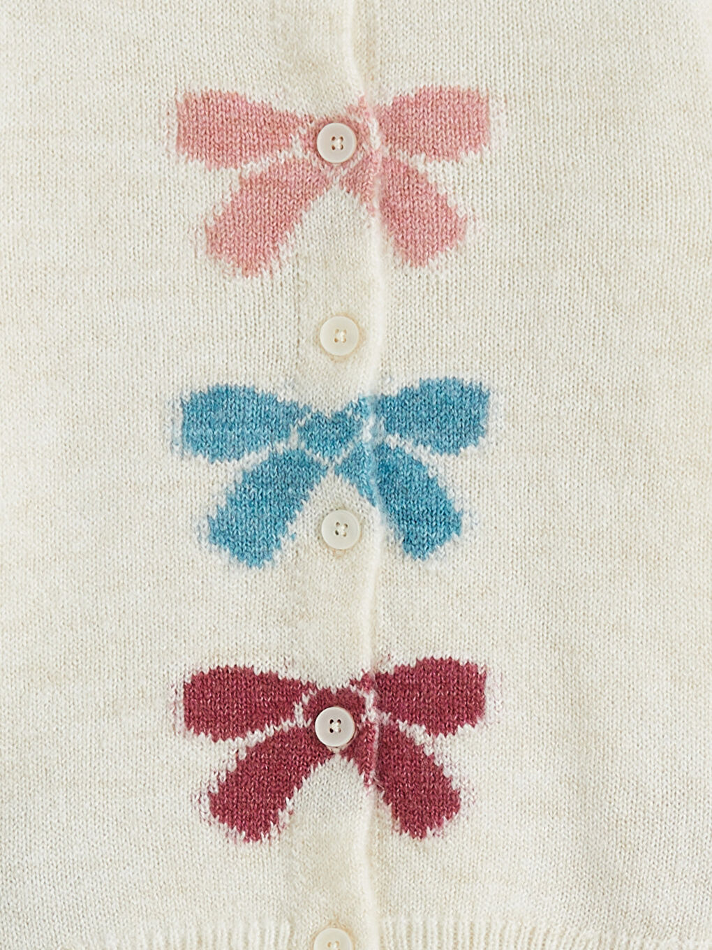 Девочки экрю Кардиган-1