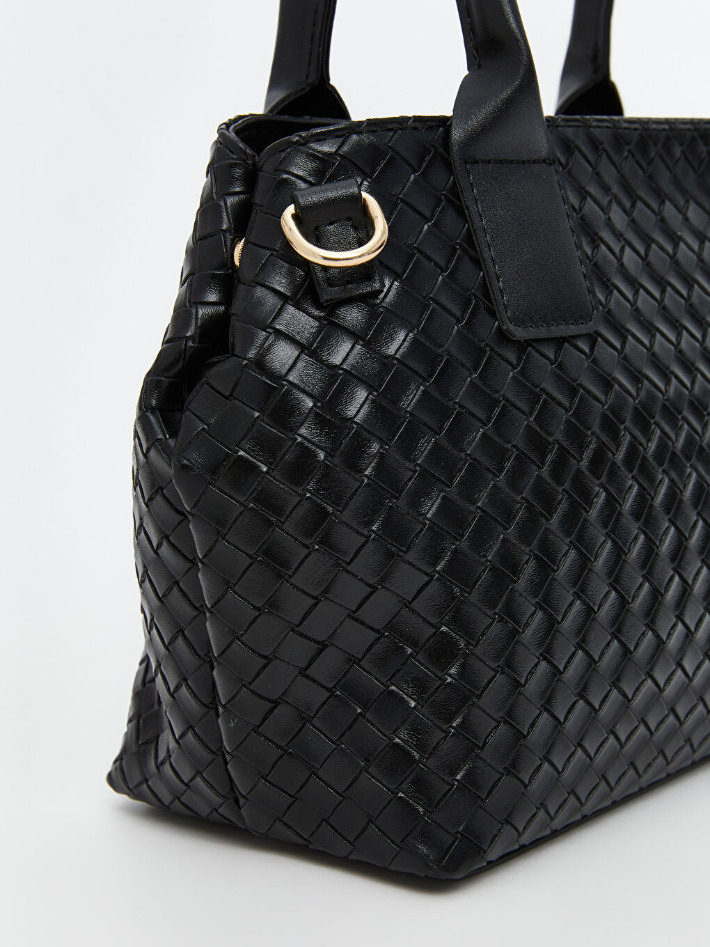 Siyah Çıkartılabilir Askılı Kadın Omuz Çantası-2