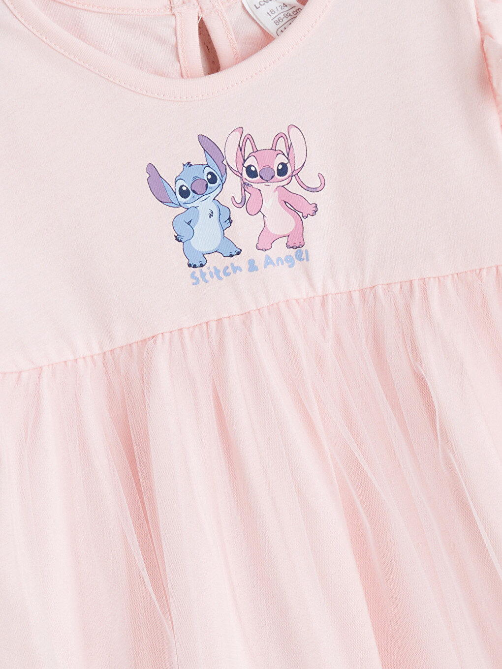 LCW Baby Stitch And Angel Printed Baby Girls Dress W5JV31Z1 QVR LC LCW Baby Stitch And Angel Printed Baby Girls Dress W5JV31Z1 QVR LC