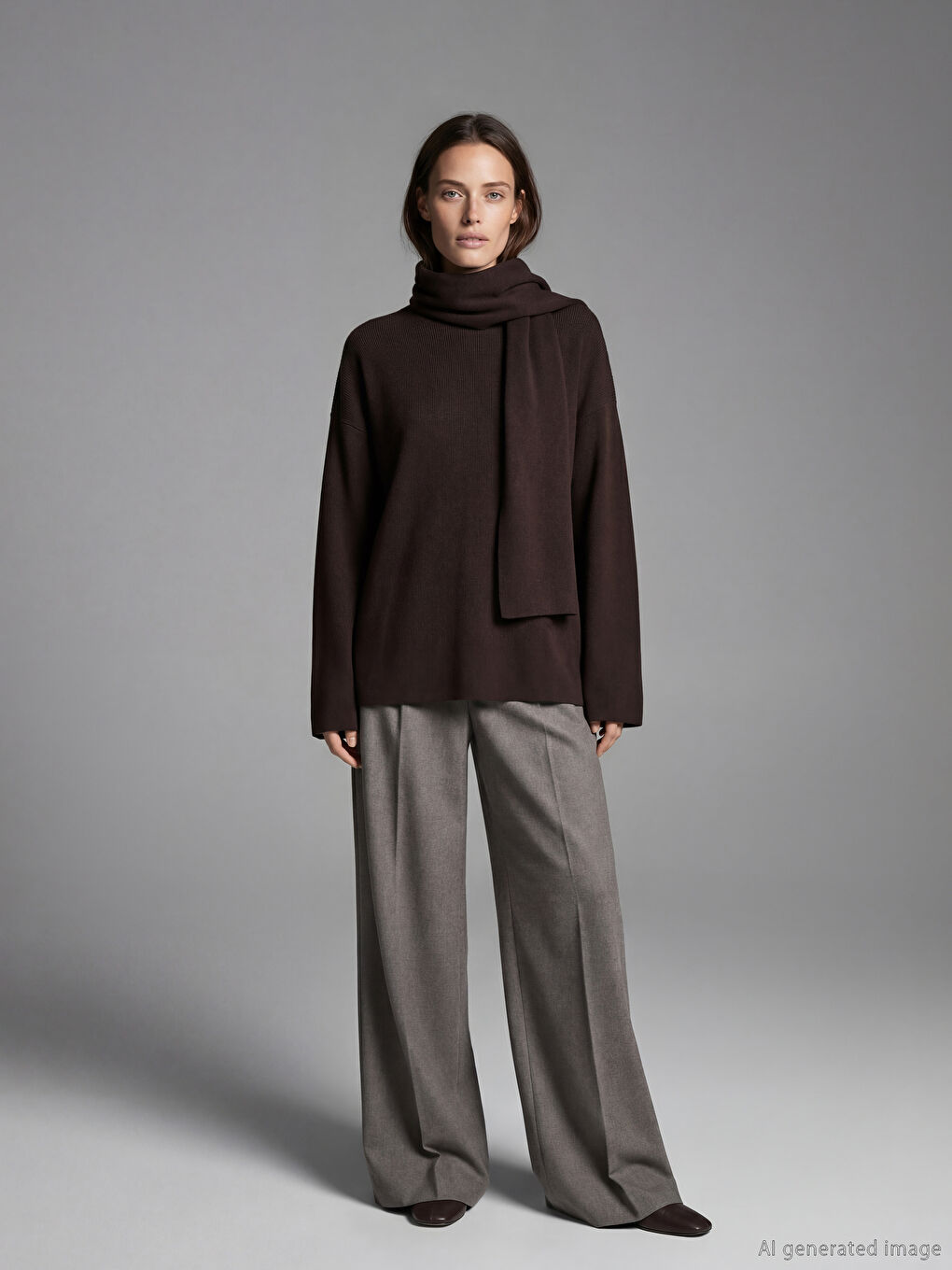 Pull-over BRUN Femme