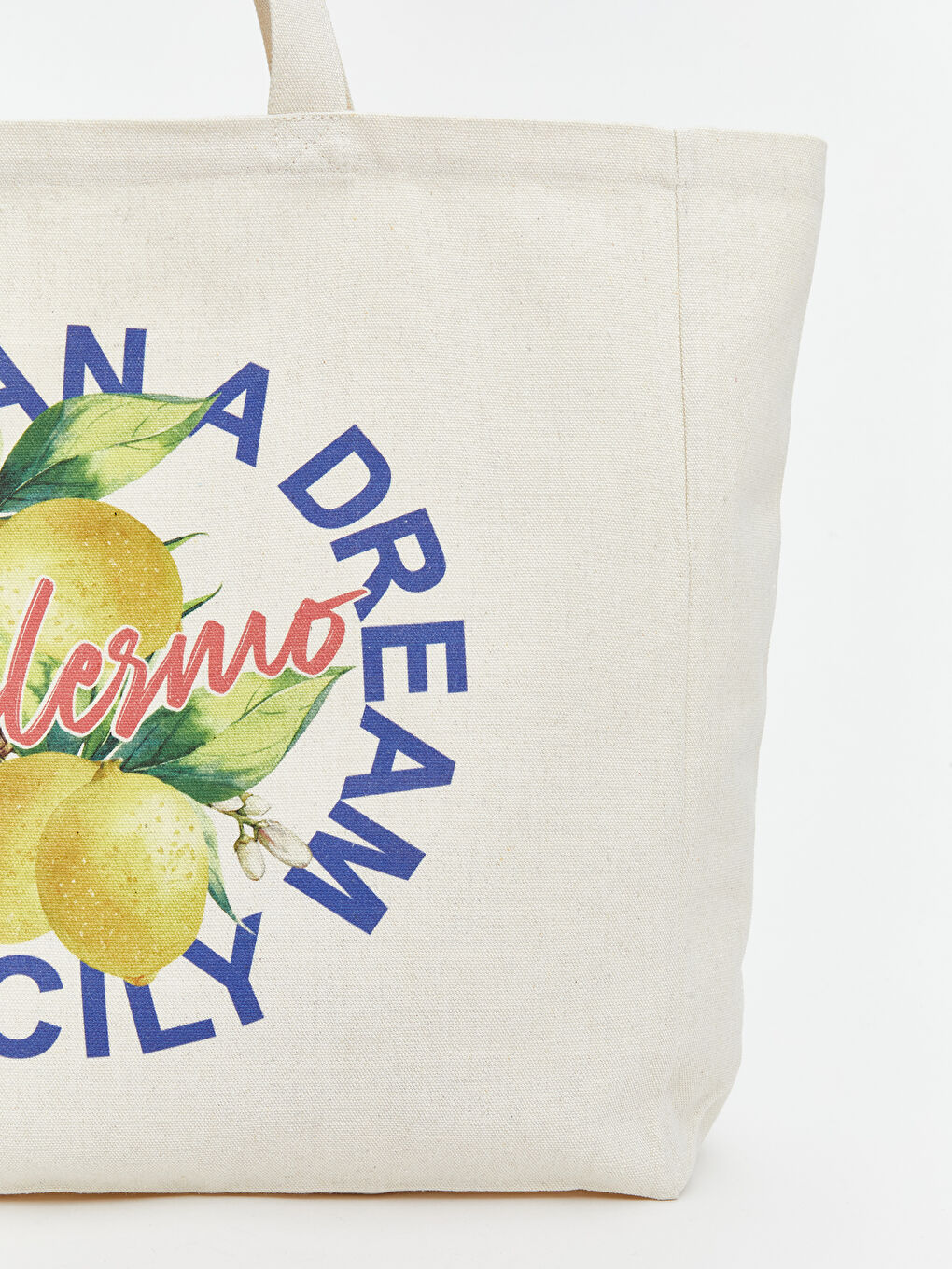 Printed Canvas Women's Beach Bag-2