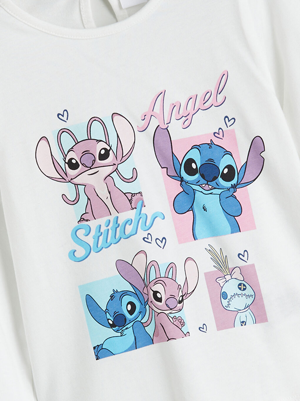 تیشێرتی چاپکراوی Lilo & Stitch بۆ کچان-1