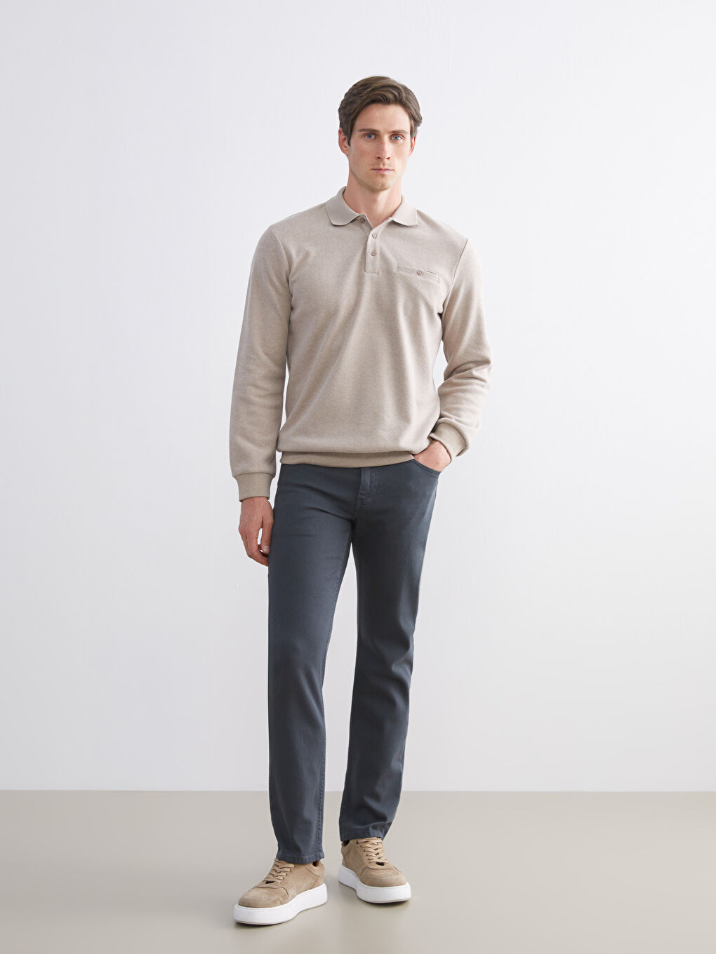 Gri 779 Regular Fit Erkek Jean Pantolon