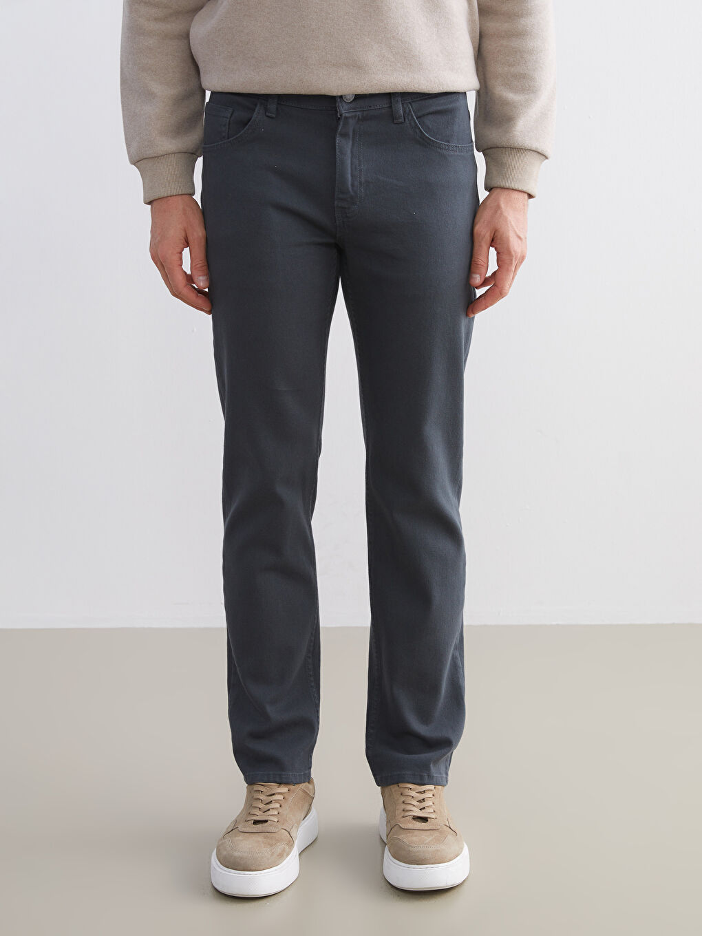 Gri 779 Regular Fit Erkek Jean Pantolon-1