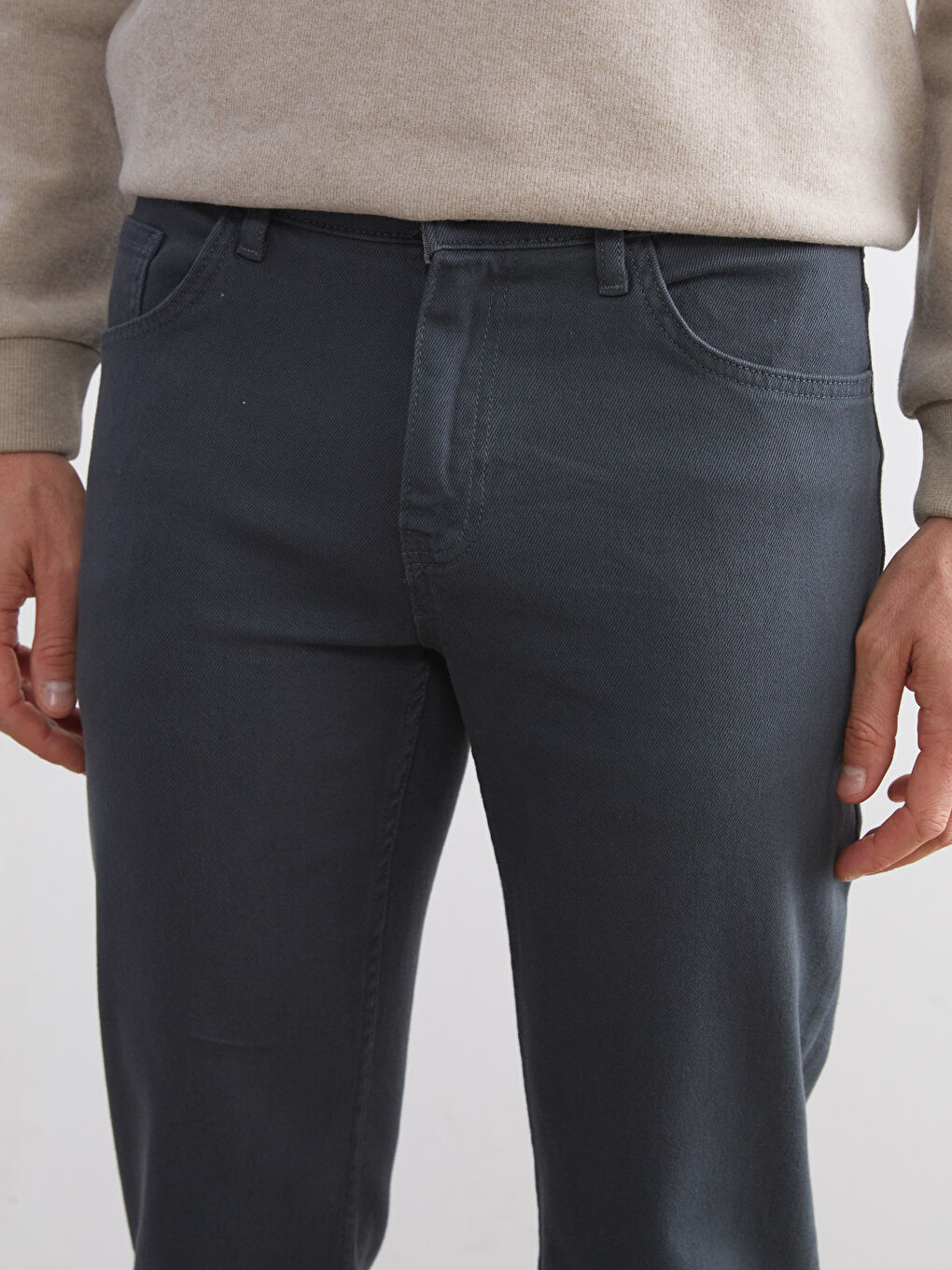 Gri 779 Regular Fit Erkek Jean Pantolon-2