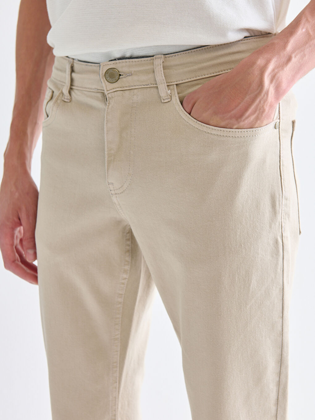 Bej 779 Regular Fit Erkek Jean Pantolon-2