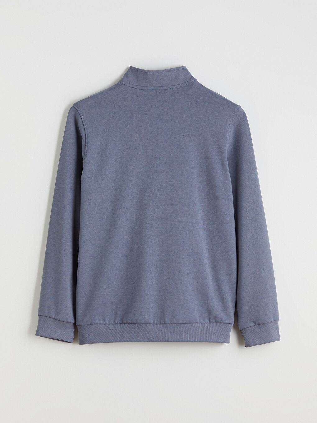 Man BLUE Zip-Up Sweatshirt-1