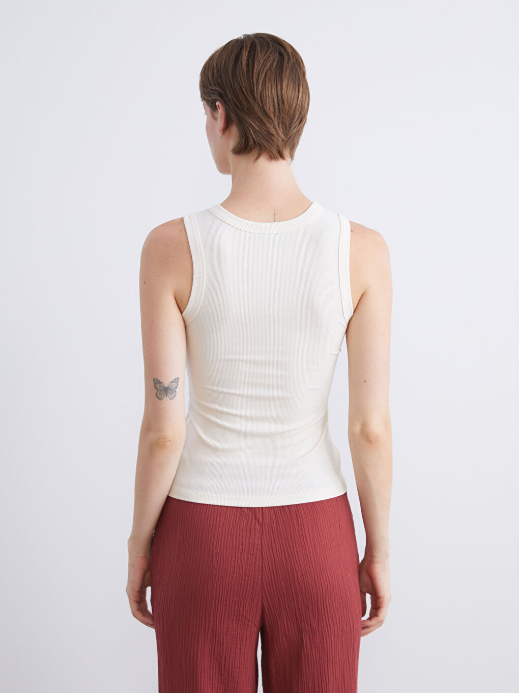 LCW Comfort Crew Neck Women's Tank Top -W5JV96Z8-R9J