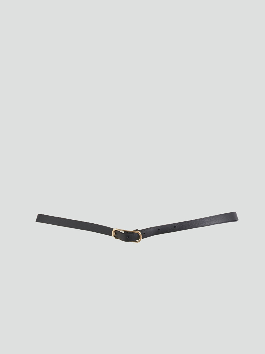 Ekru Deri Görünümlü Kadın Kemer