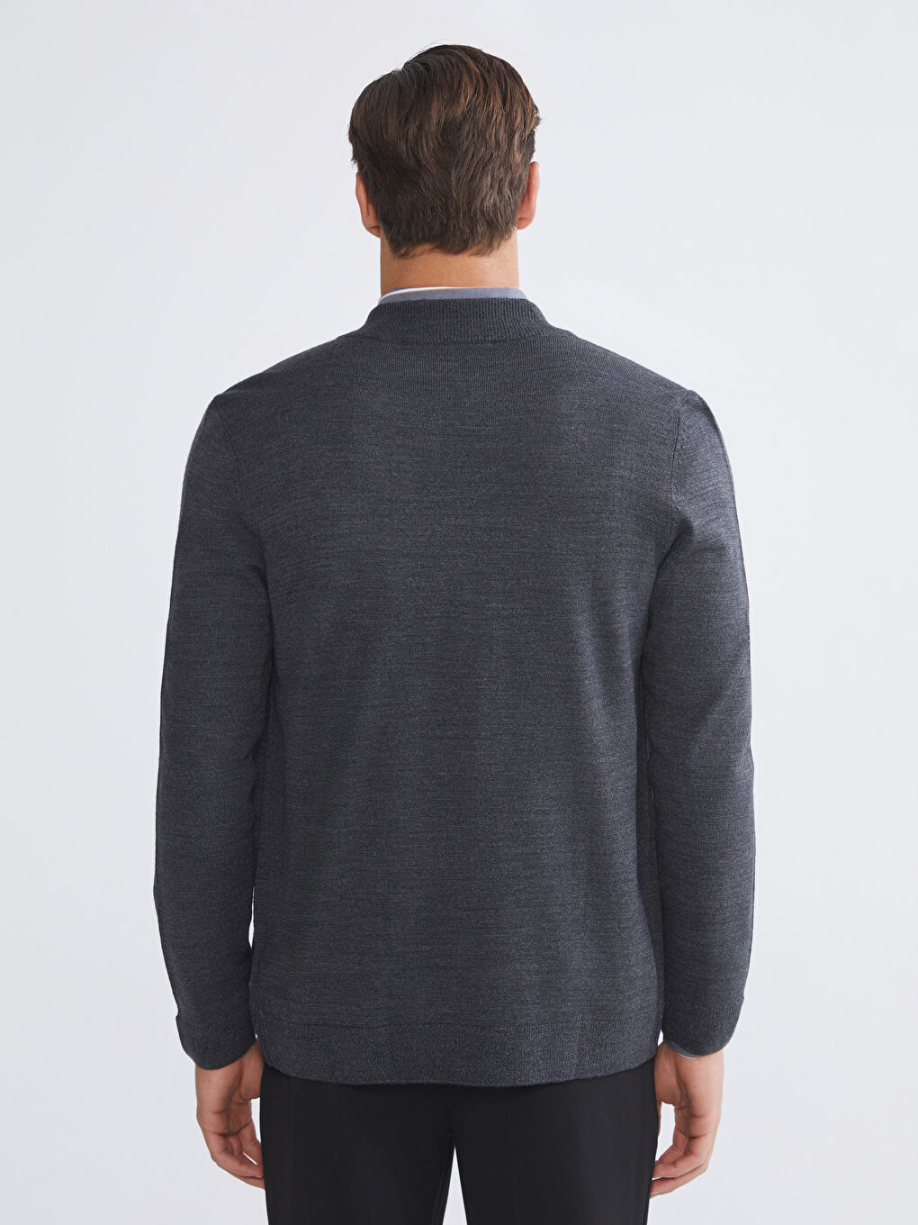 Man ANTHRACITE Cardigan-3