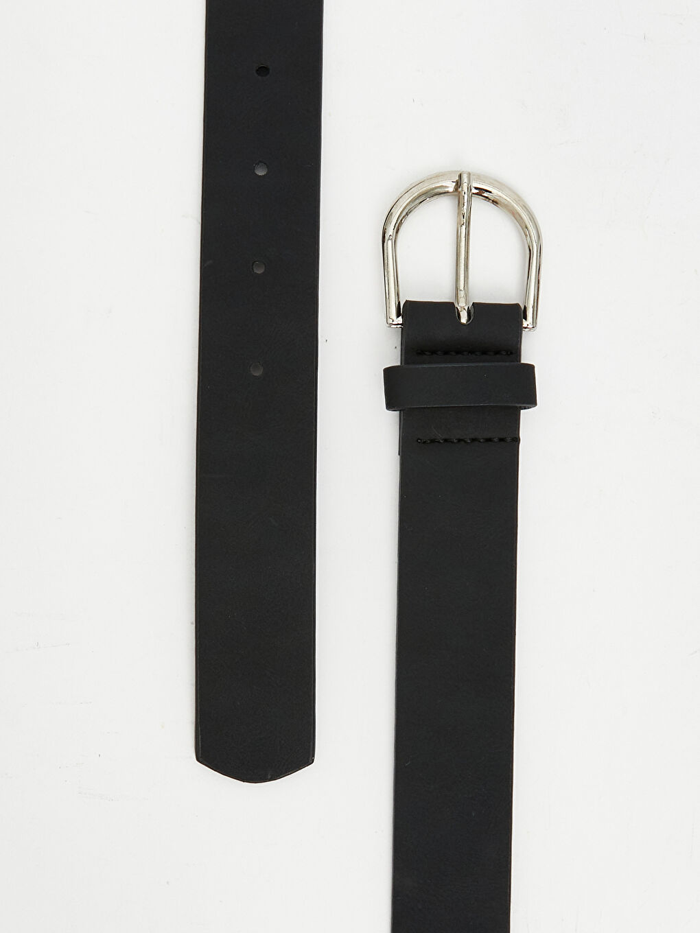 Siyah Süet Görünümlü Kadın Kemer 2'li-3