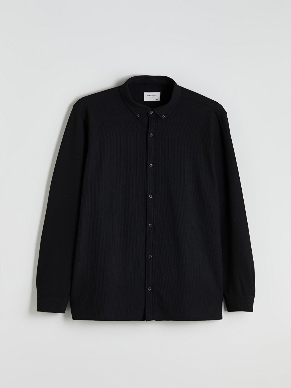 Large Size Slim Fit Long Sleeve Men's Shirt-8