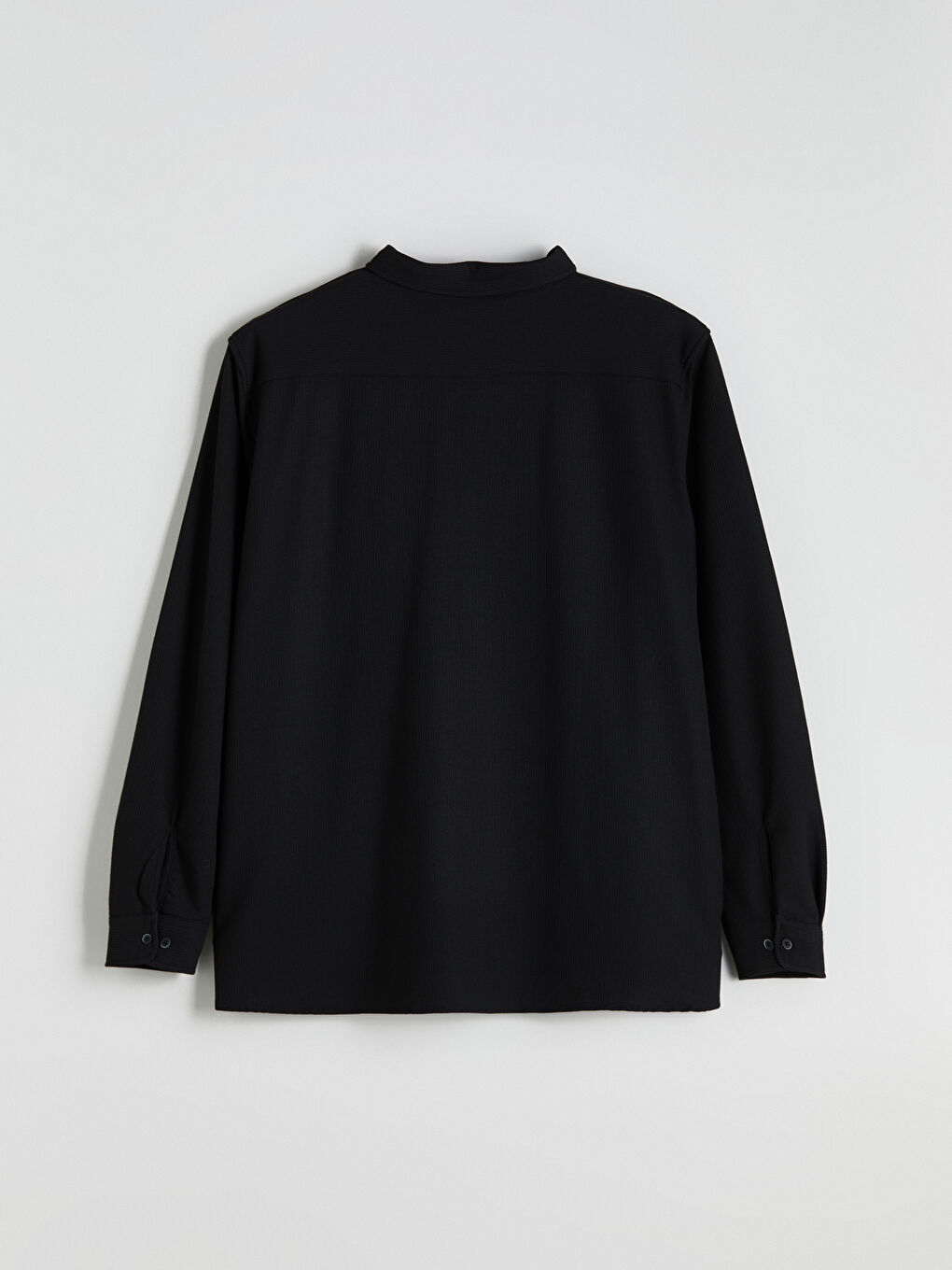 Large Size Slim Fit Long Sleeve Men's Shirt-9