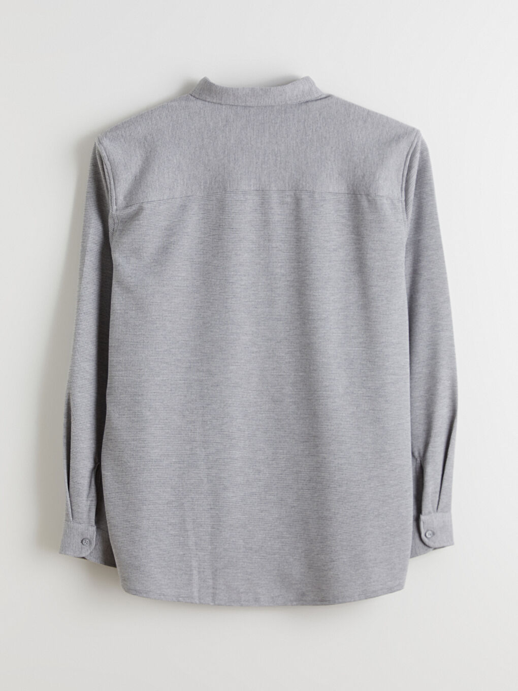 Large Size Slim Fit Long Sleeve Men's Shirt-5