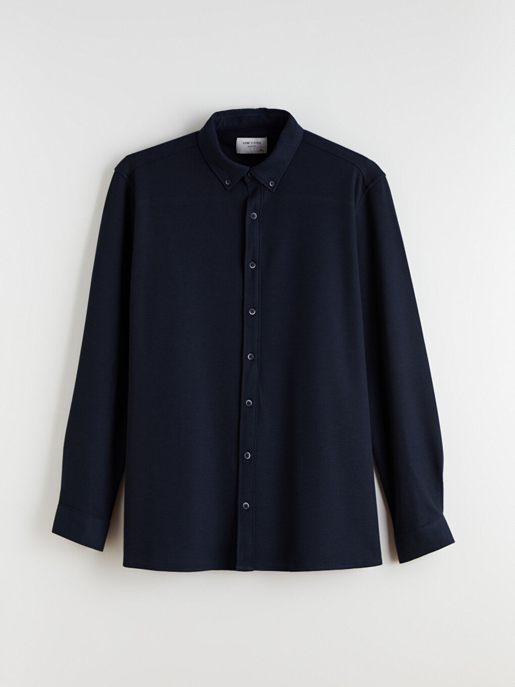 Large Size Slim Fit Long Sleeve Men's Shirt-4