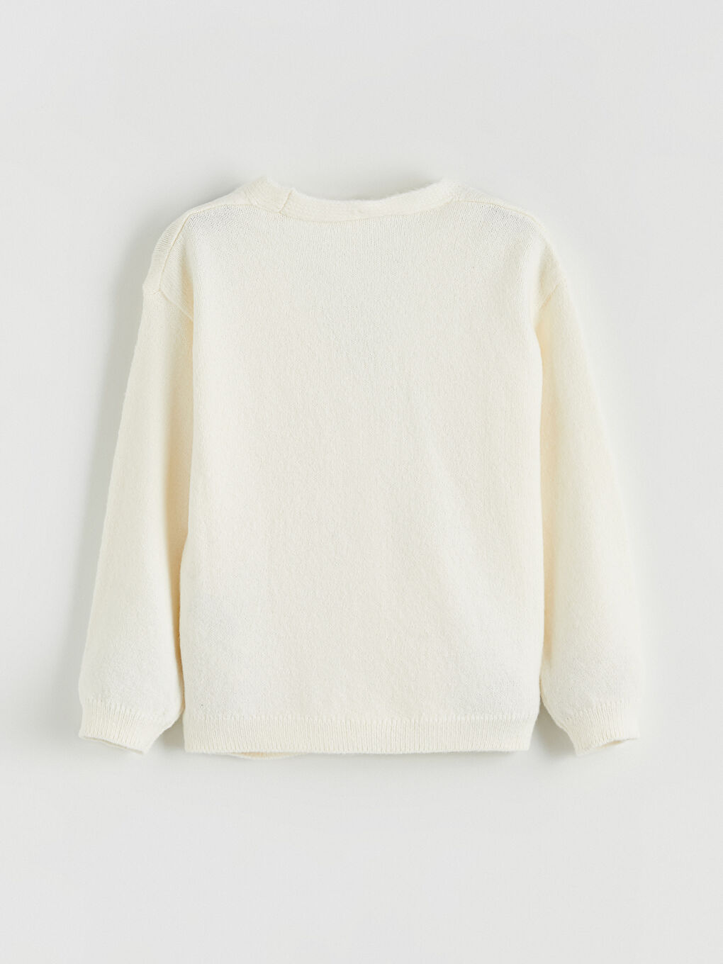 Kardigan za Devojčice sa V Izrezom od Trikotaže-2