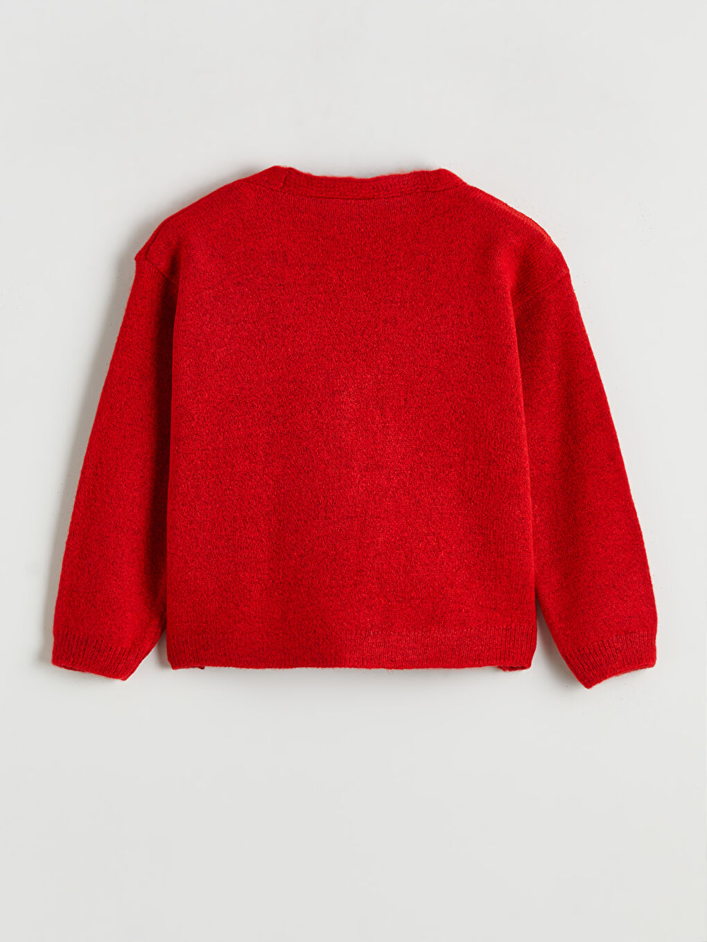 V Neck Girls' Knitwear Cardigan-2