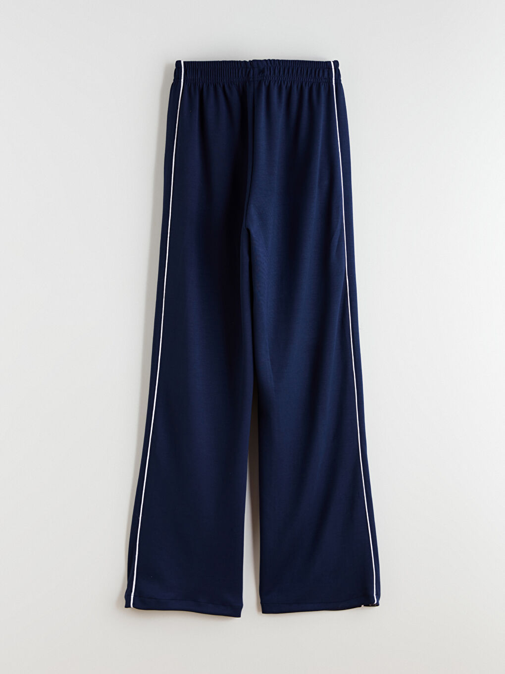 Lacivert Beli Lastikli Modal Karışımlı Kadın Spor Eşofman Altı-5