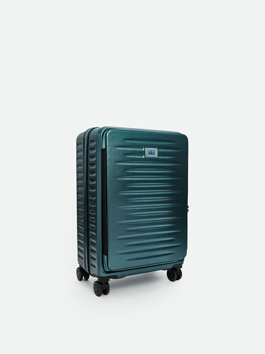 Yeşil Kilit Detaylı Orta Boy Valiz