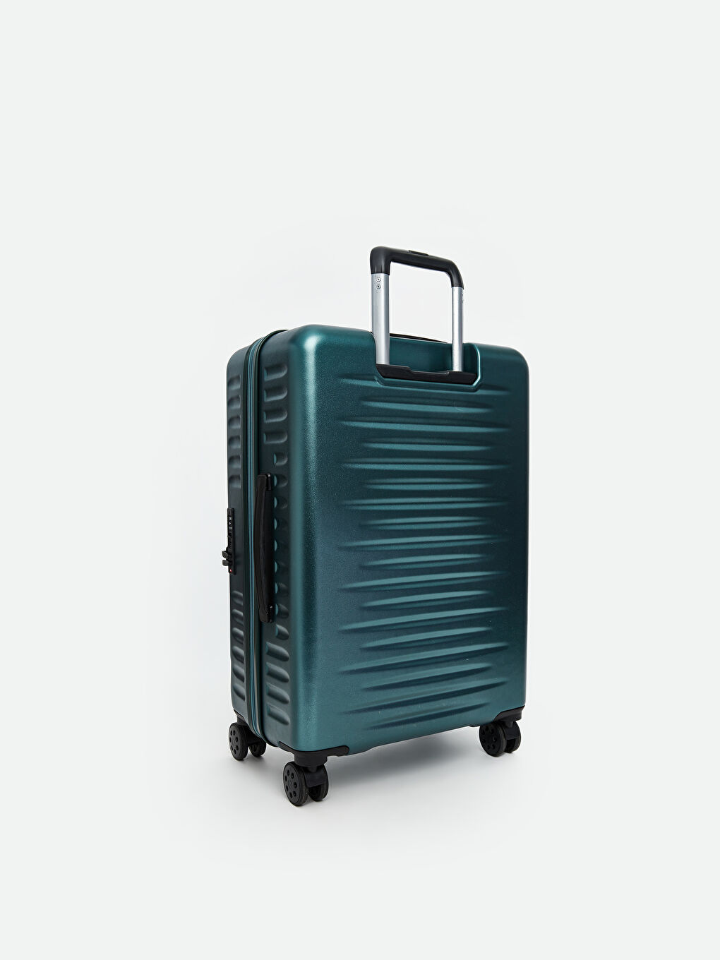 Yeşil Kilit Detaylı Orta Boy Valiz-1