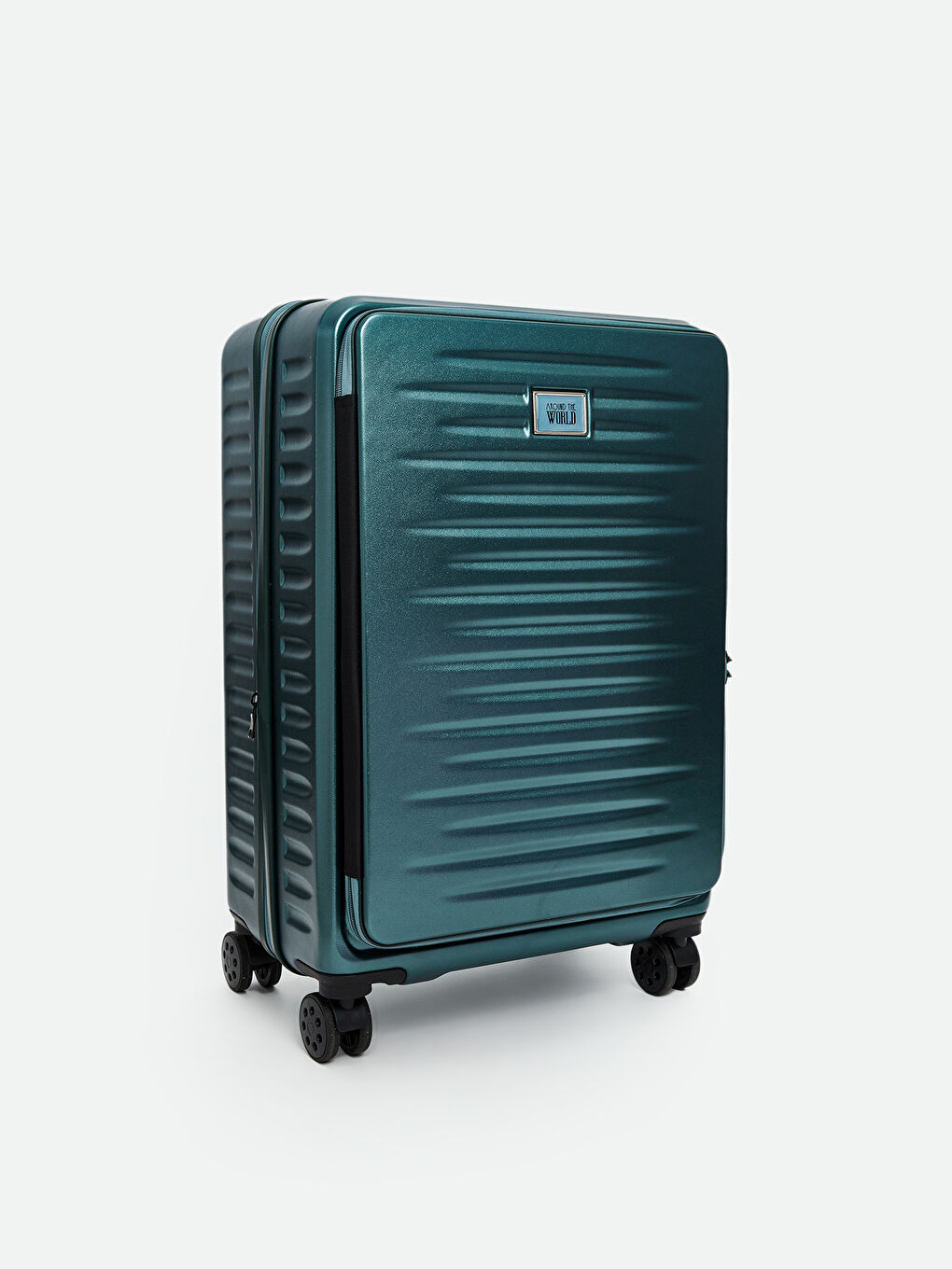 Yeşil Kilit Detaylı Orta Boy Valiz