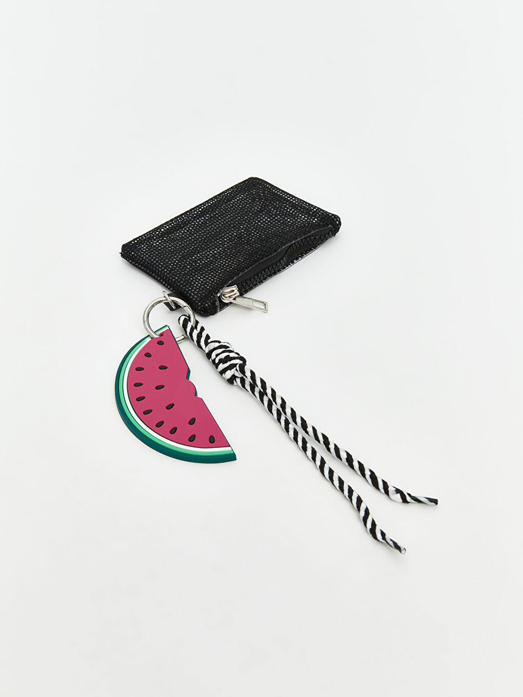 Siyah Karpuz Baskılı Kadın Plaj Çantası-3