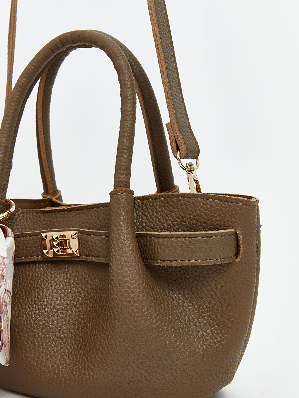 Bej Çıkartılabilir Askılı Kadın Omuz Çantası-2