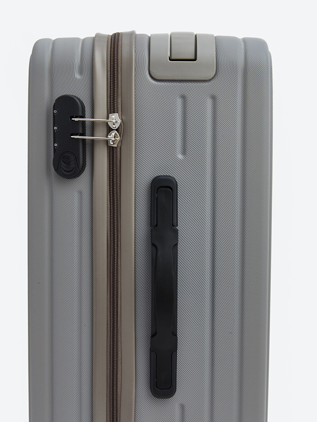 Kahverengi Kilit Detaylı Küçük Boy Valiz-3