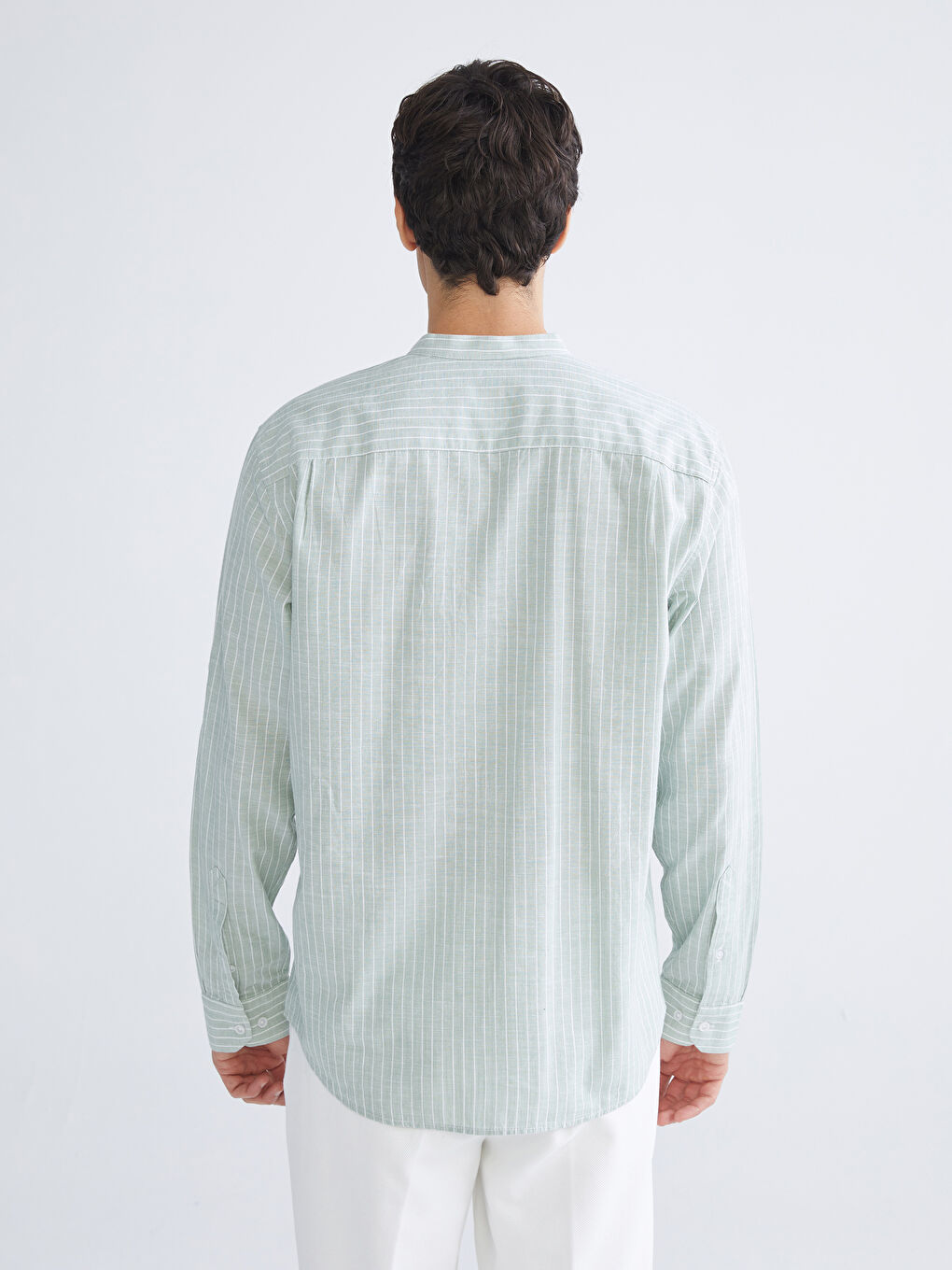 LCWAIKIKI Classic Man GREEN Shirt -W5JY88Z8-LFV