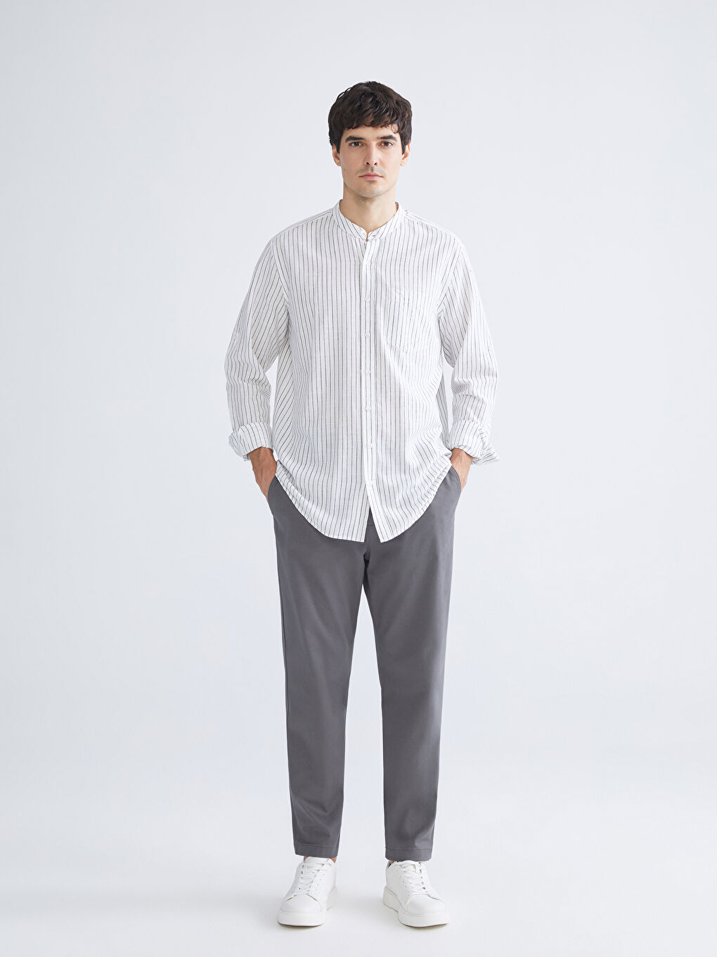 LCWAIKIKI Classic Man WHITE Shirt -W5JY88Z8-LJX