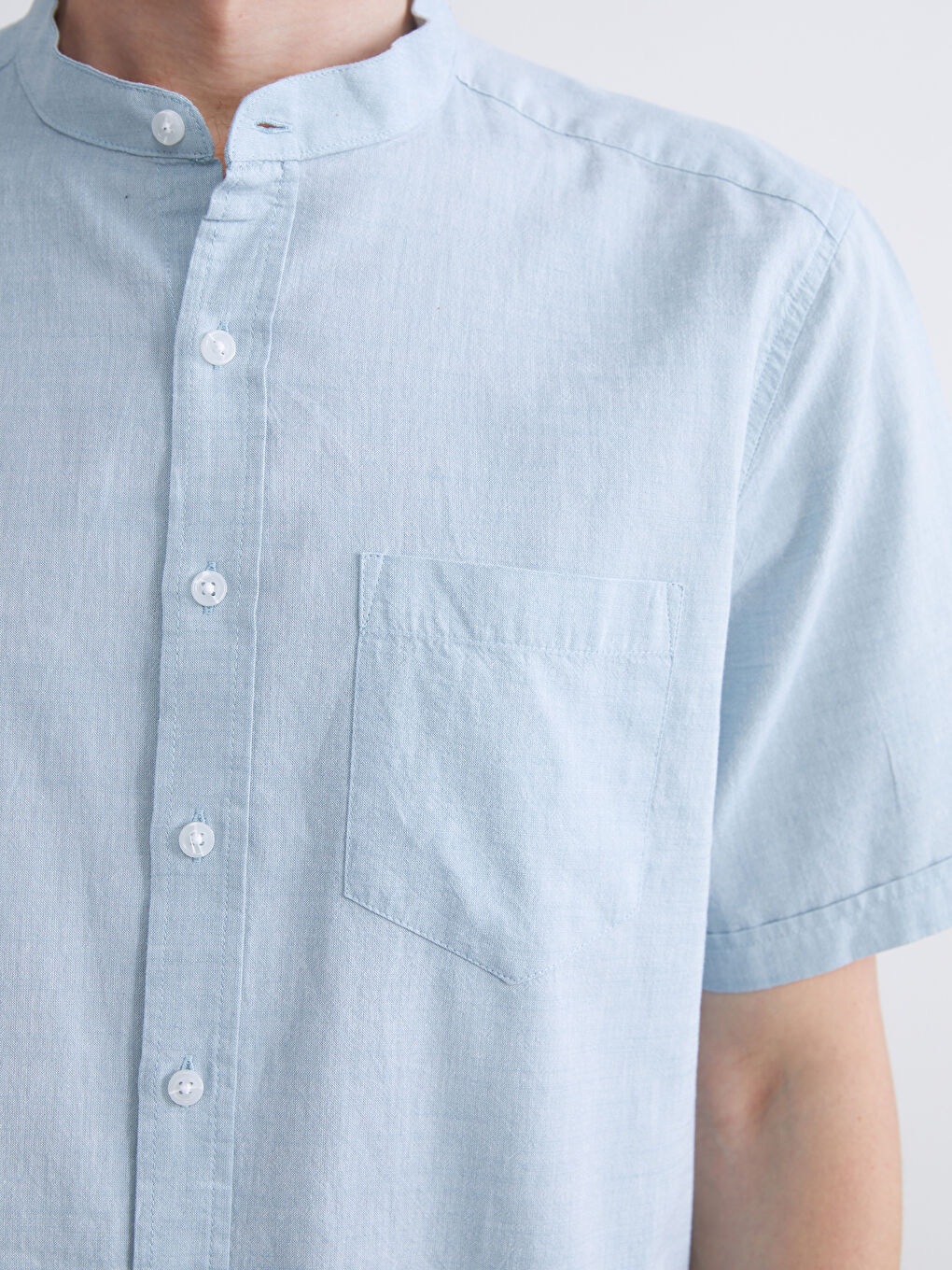 Mavi Regular Fit Hakim Yaka Poplin Erkek Gömlek-3