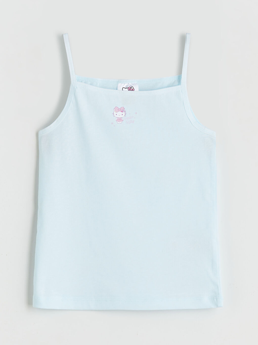 Mavi Hello Kitty Baskılı Kız Çocuk Atlet