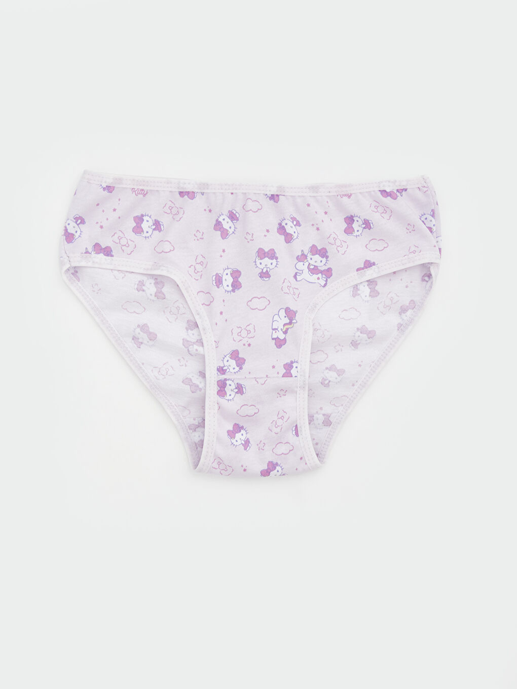 Lila Hello Kitty Baskılı Kız Çocuk Külot