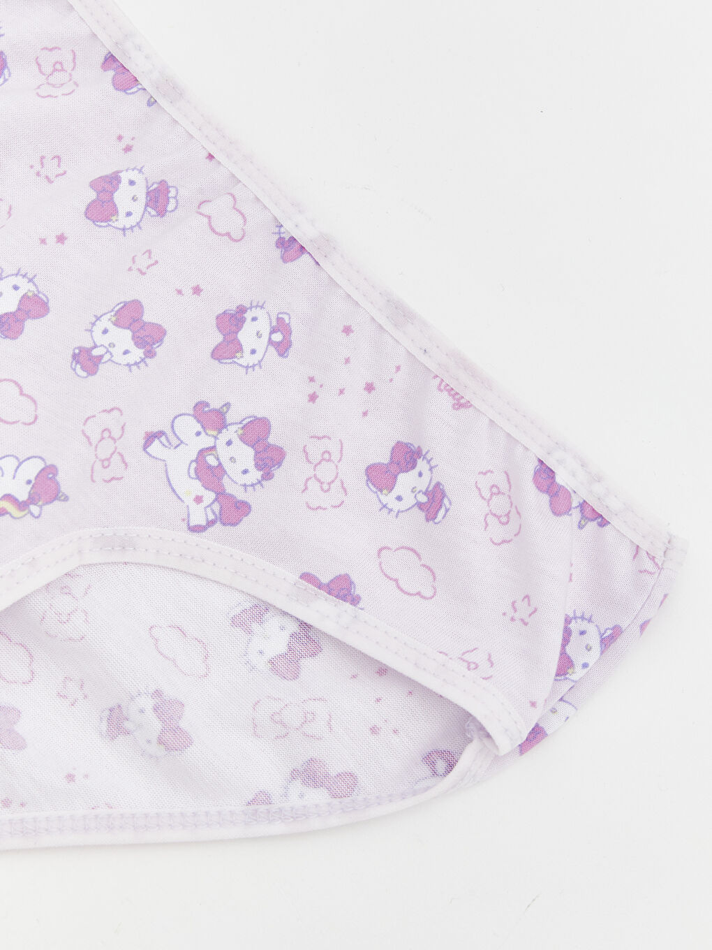 Lila Hello Kitty Baskılı Kız Çocuk Külot-1