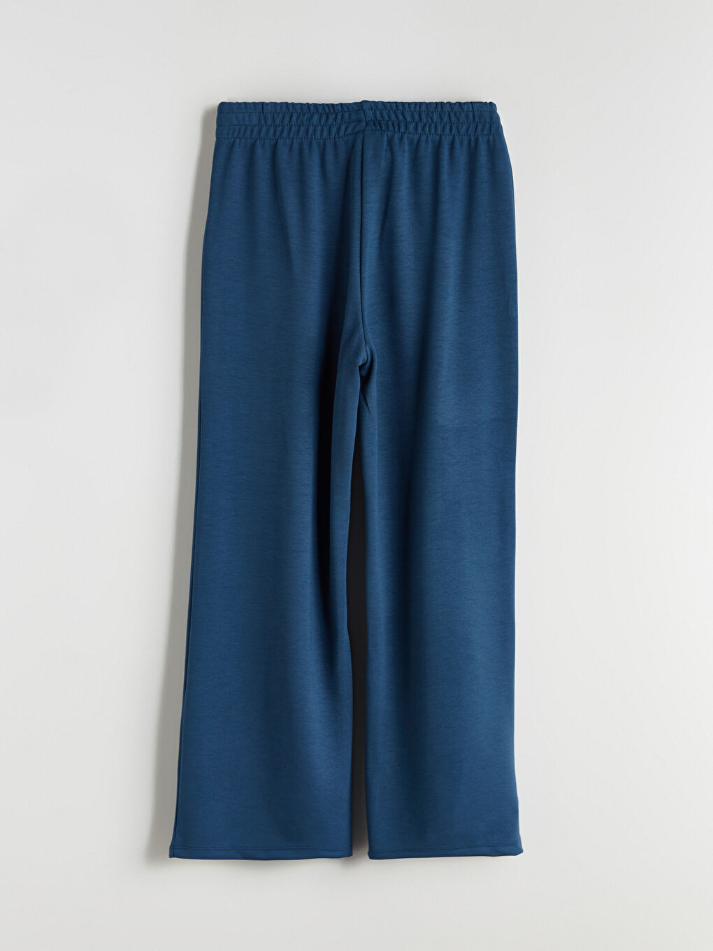 İndigo Beli Lastikli Kız Çocuk Eşofman Alt-1