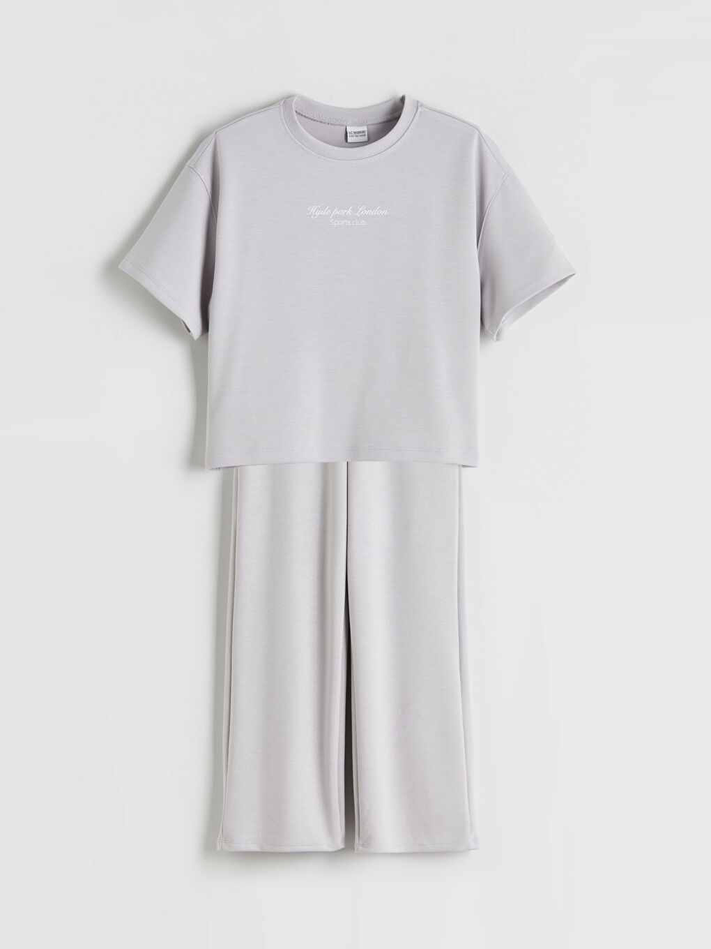 LCW Kids Girl GREY Set -W5K024Z4-G0Z