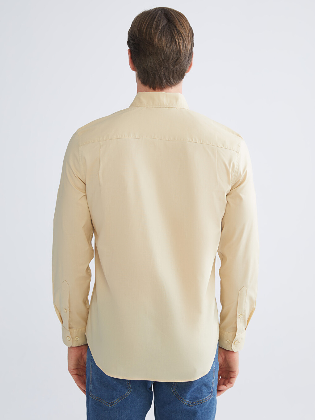 Slim Fit Armürlü Erkek Gömlek-3