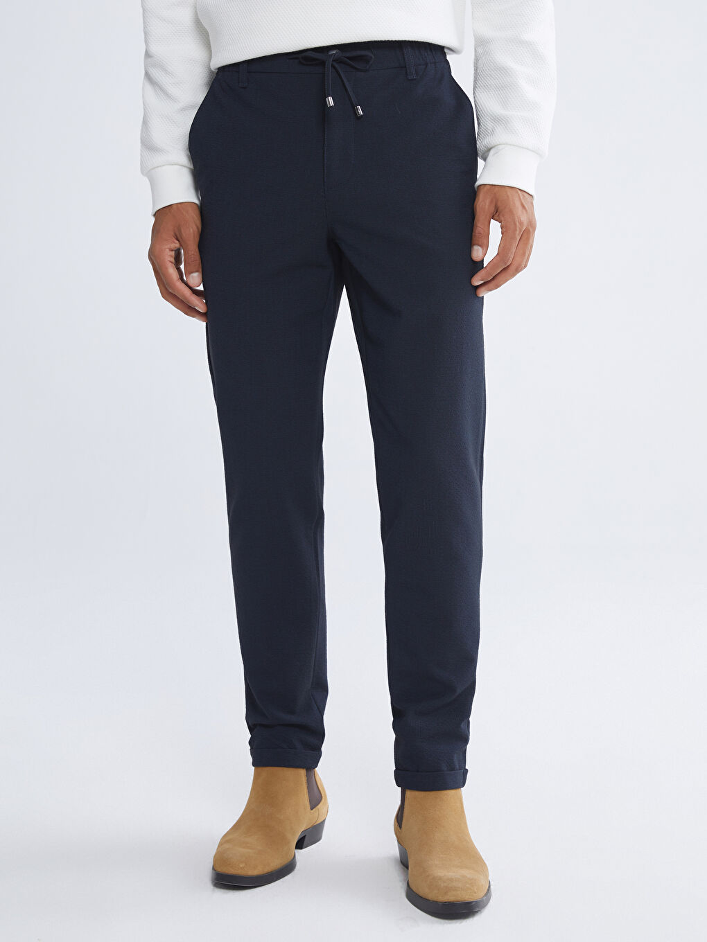 Lacivert Slim Fit Erkek Pantolon-1